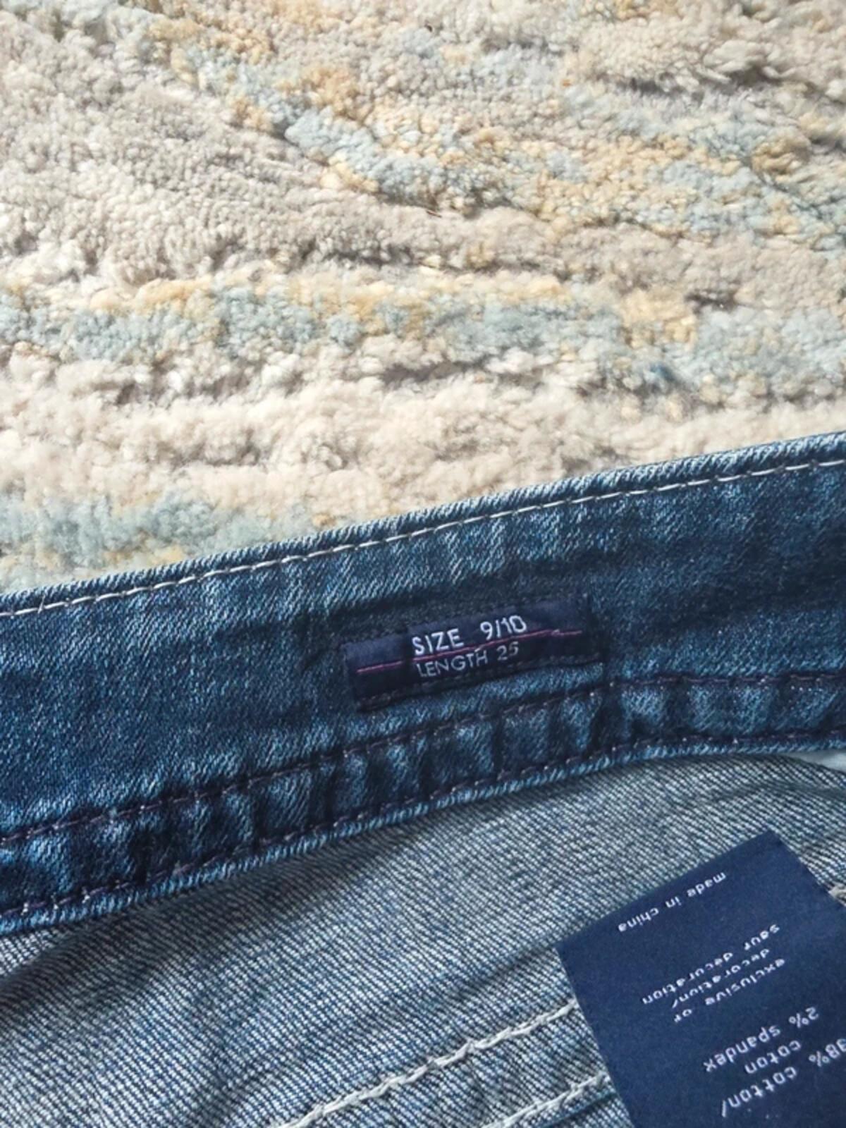 Vigoss Mid Rise Capri Vintage Y2K Jeans UK Size 14/16
