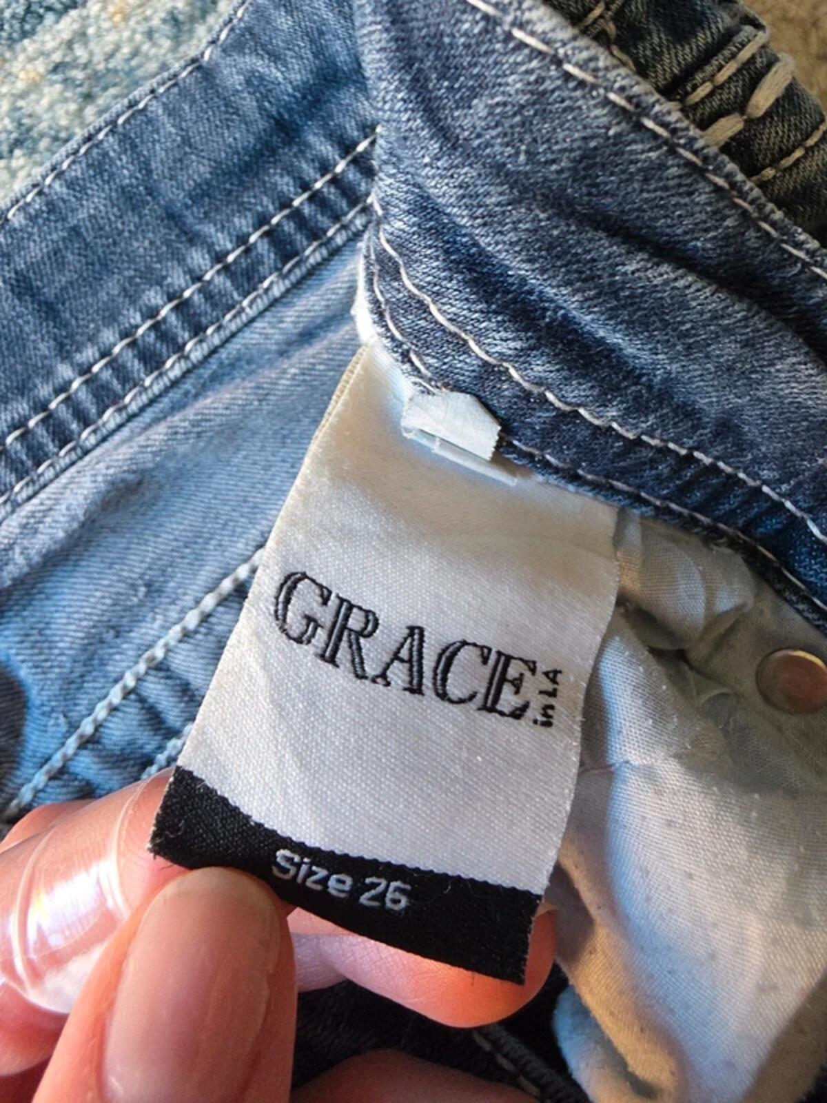 Grace in LA Low Rise Bootcut Vintage Y2K Jeans UK Size 6 Tall