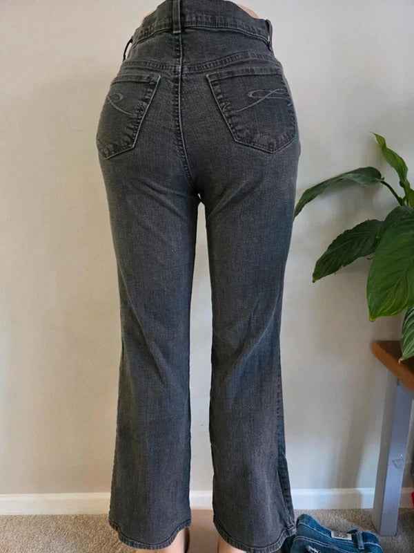 Vintage Y2K Style & Co High Rise Bootcut Jeans UK Size 8 Petite