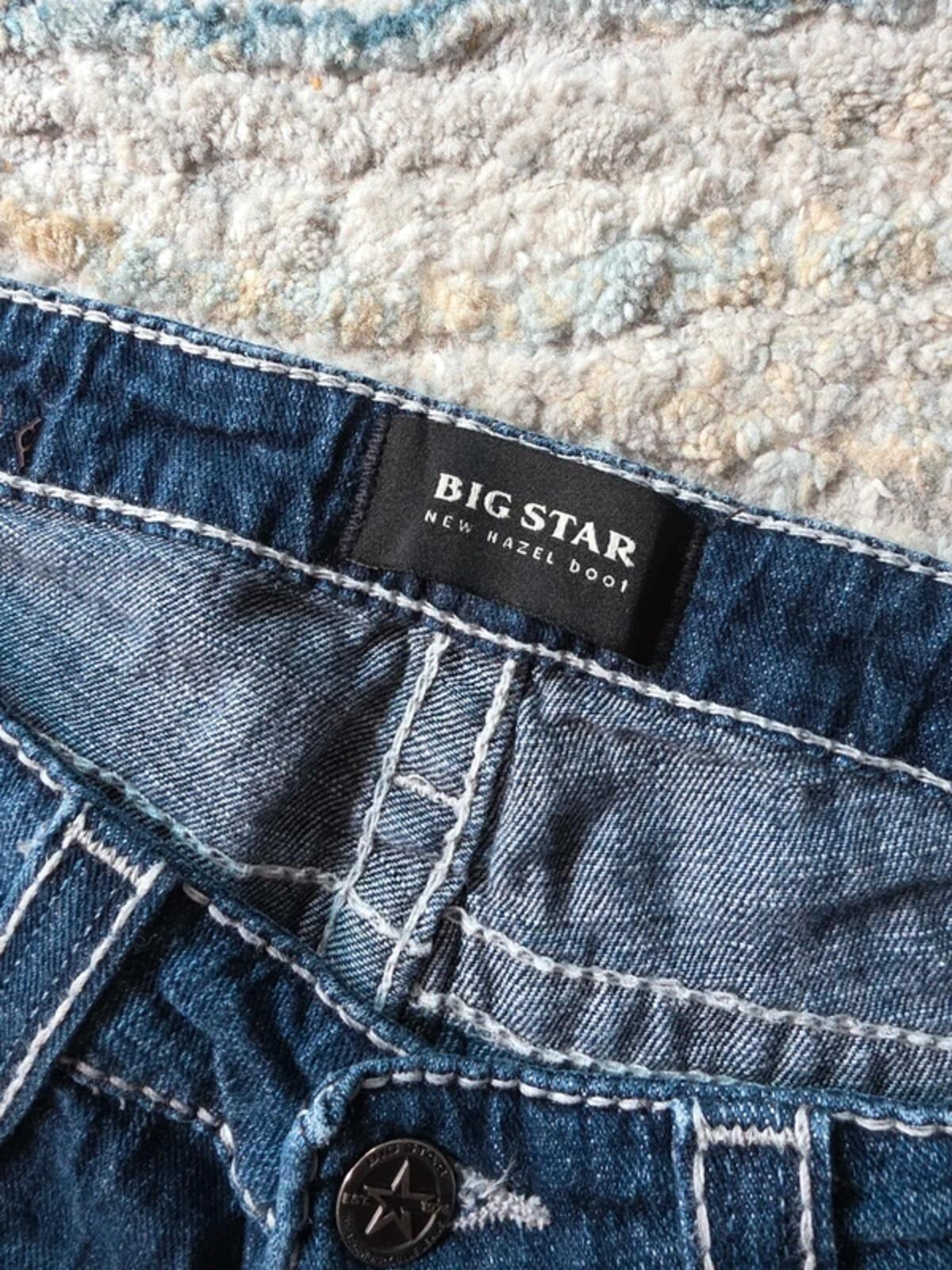 Big Star Low Rise Bootcut Vintage Y2K Jeans UK Size 8/10 Petite