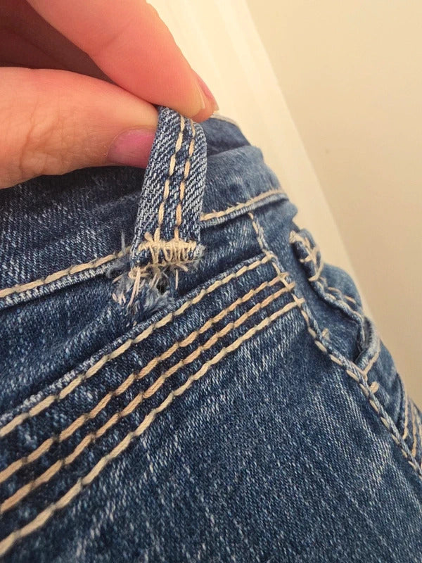 Ariya Low Rise Skinny Bootcut Vintage Y2K Jeans UK Size 8 Petite