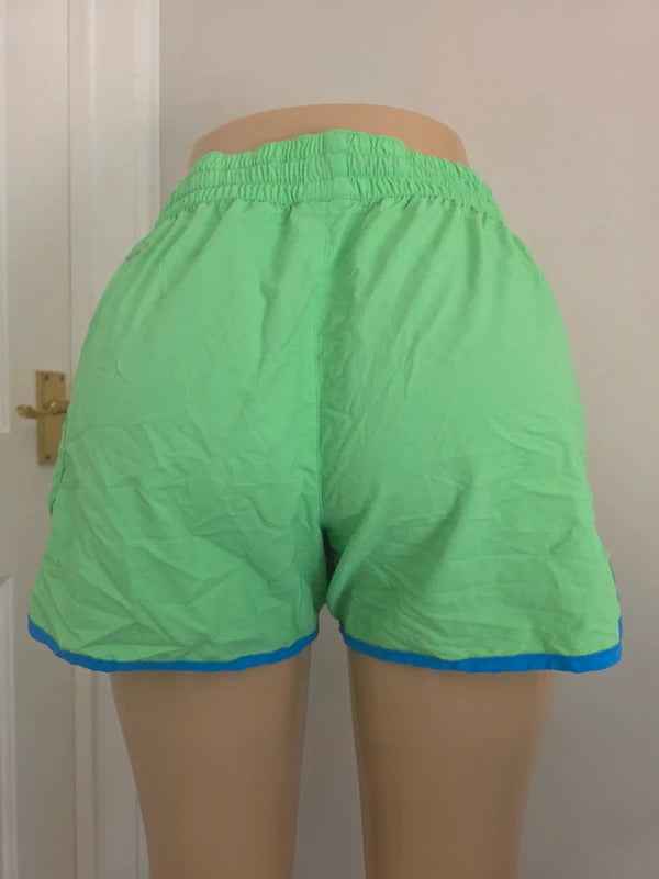 Columbia Neon Green Running Sports Shorts UK Size 8/10