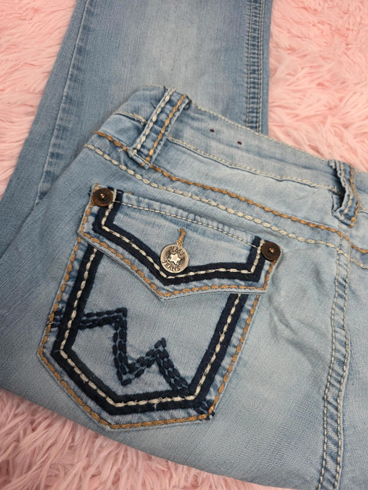 Y2K YMI Low Rise Bootcut Jeans UK Size 10