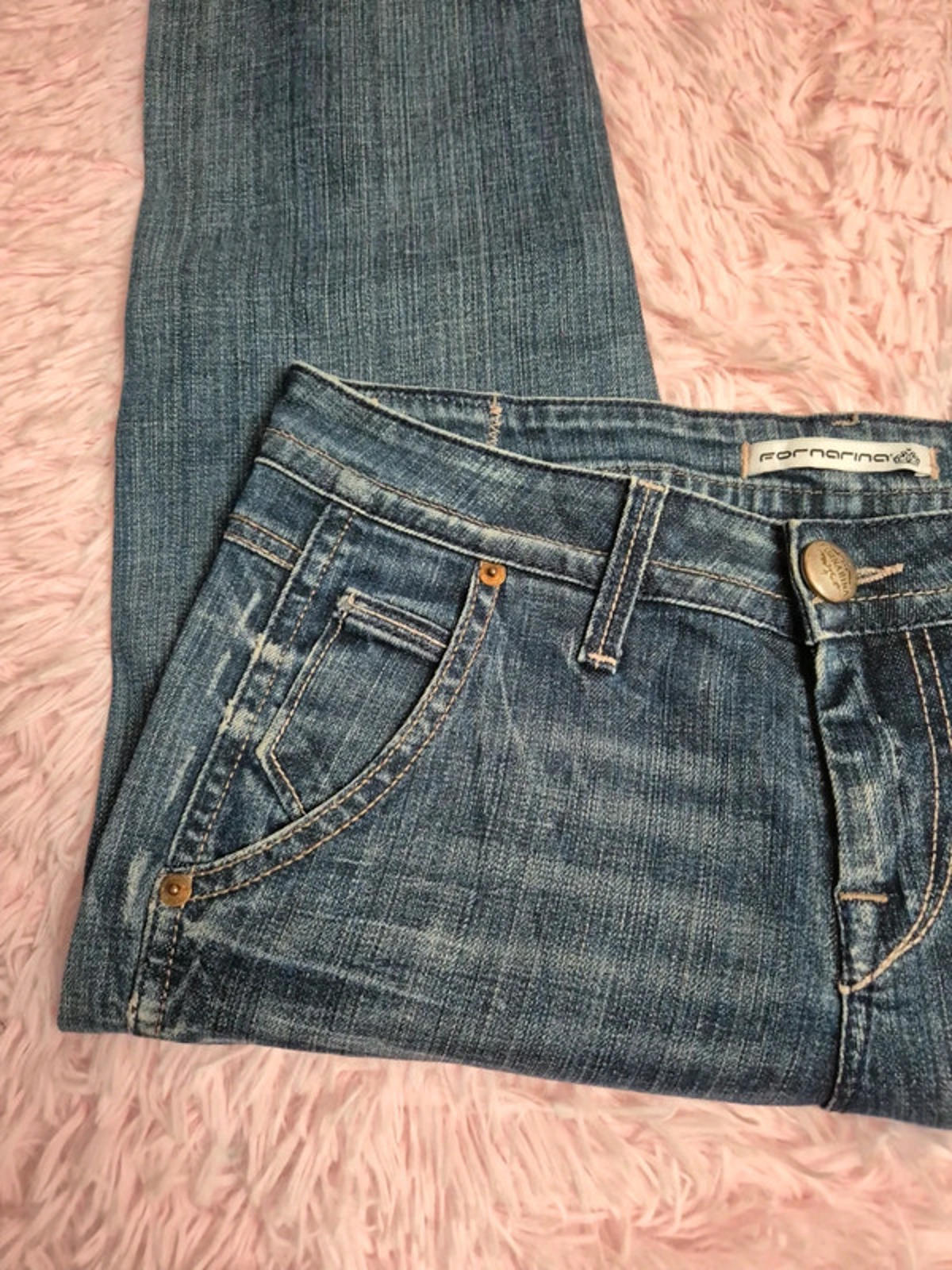 Vintage Y2K Straight Jeans UK size 10 Petite