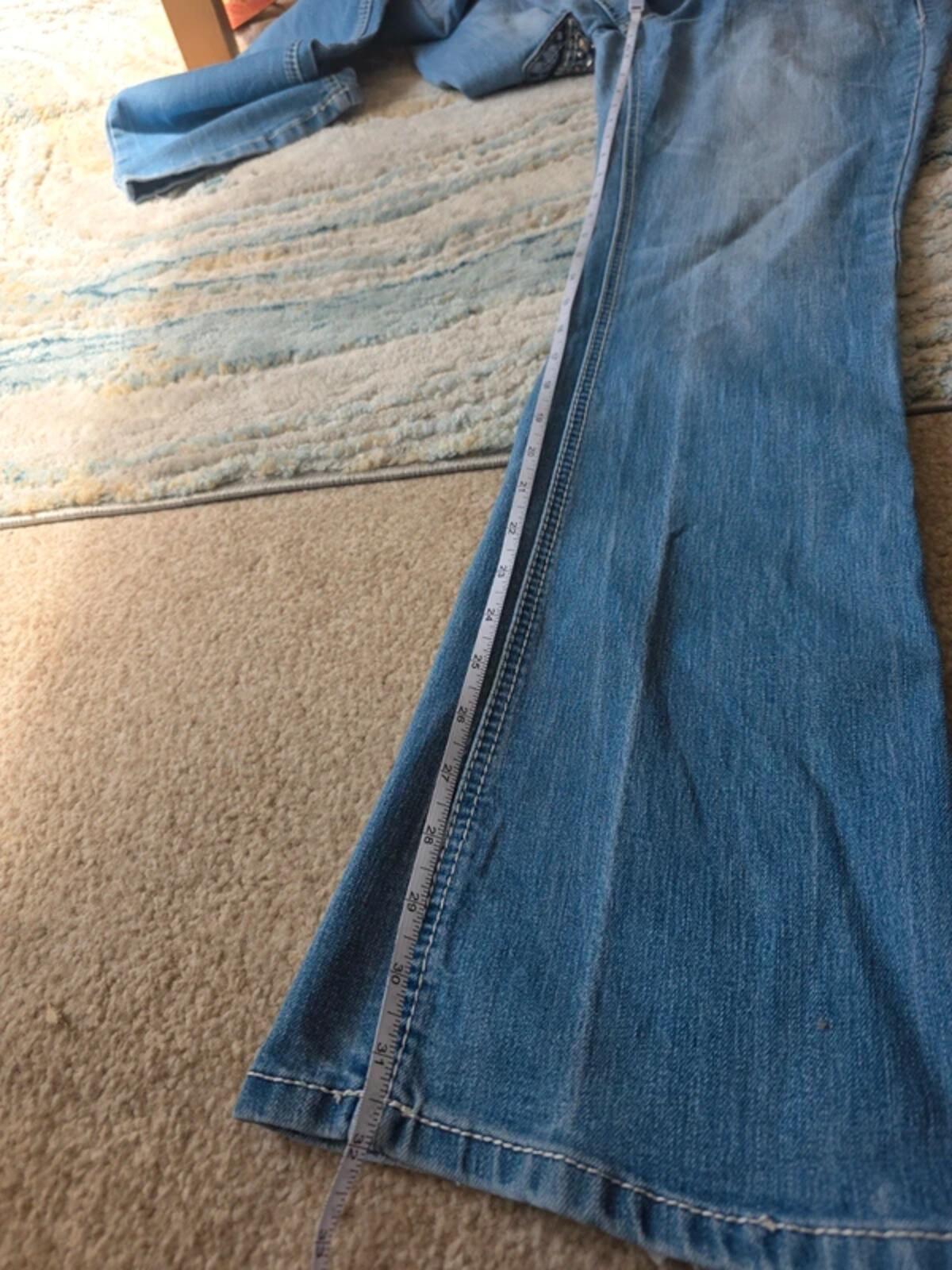 ZCO Jeans Low Rise Bootcut Vintage Y2K Jeans UK Size 10