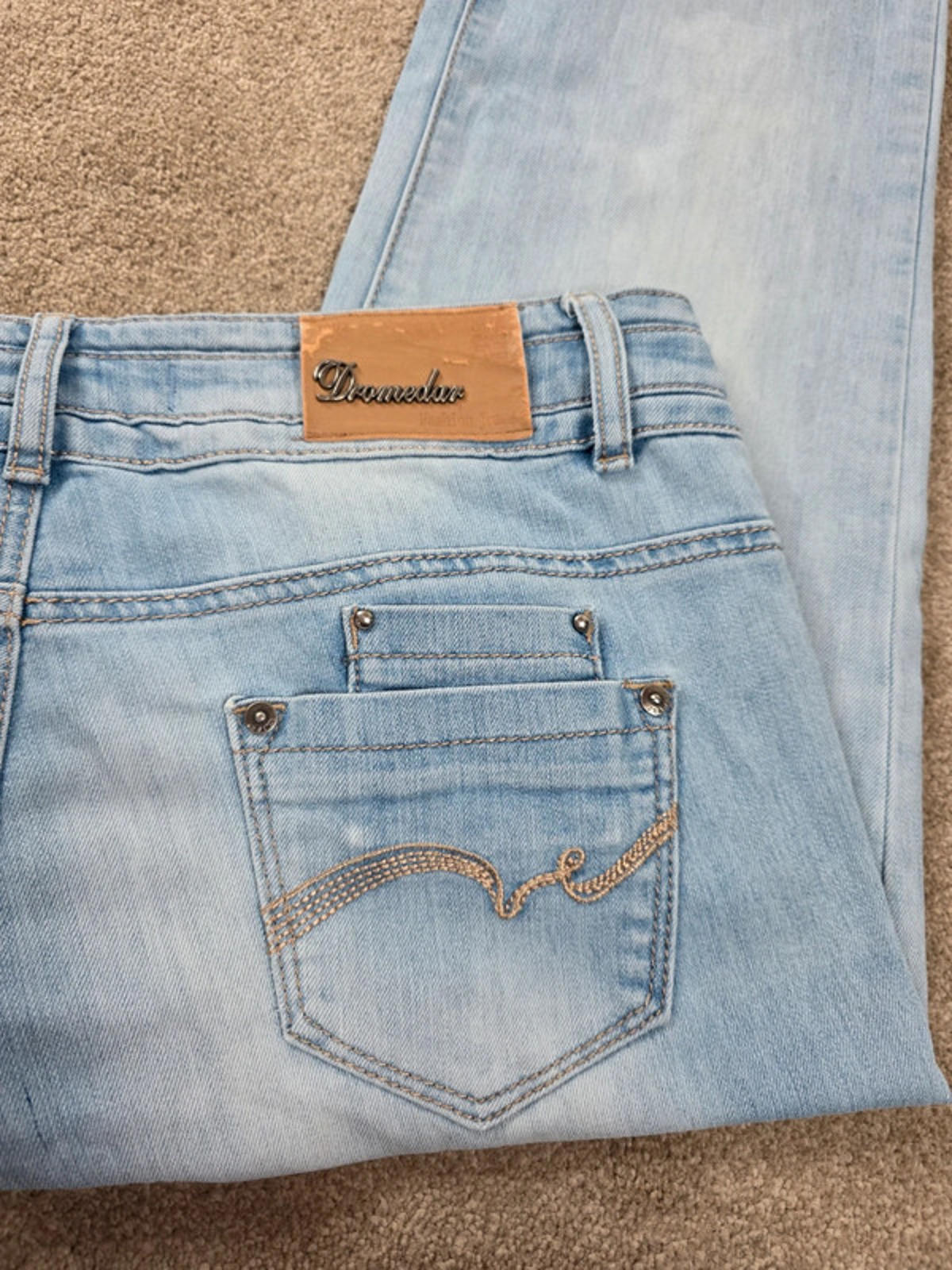Vintage Y2K Dromedar Low Rise Straight Jeans UK Size 14