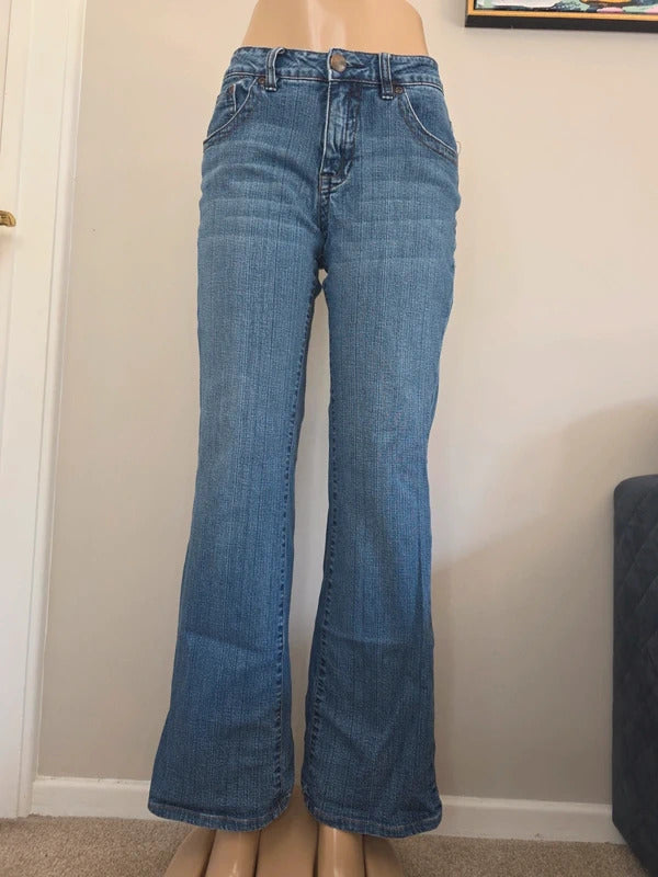 Jag Vintage Y2K Mid Rise Relaxed Bootcut Jeans UK Size 10