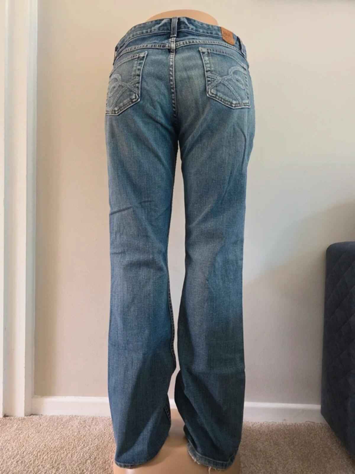 BKE Mid Rise Bootcut Vintage Y2K Jeans UK Size 14 Tall