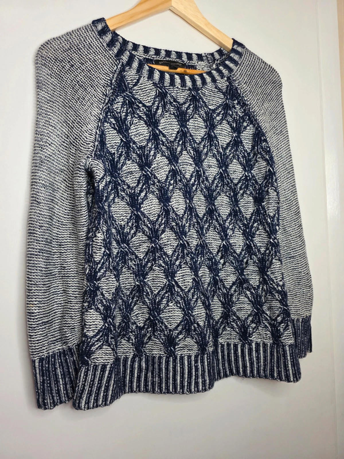 Vintage Y2K Banana Republic Cable Knit Jumper UK size 10/12 x