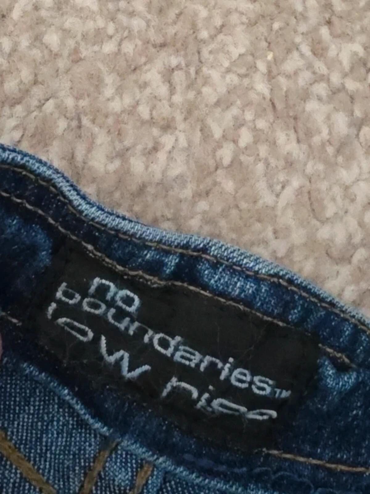 No Boundaries Mid Rise Flared Vintage Y2K Jeans UK Size 8/10