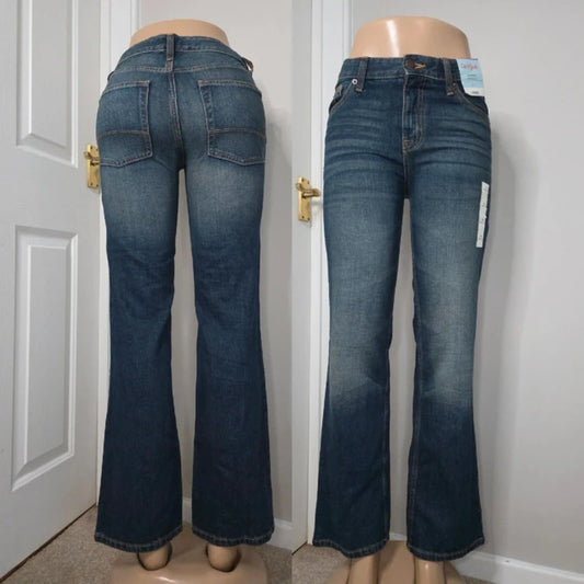 Cat & Jack Mid Rise Bootcut Jeans UK Size 8