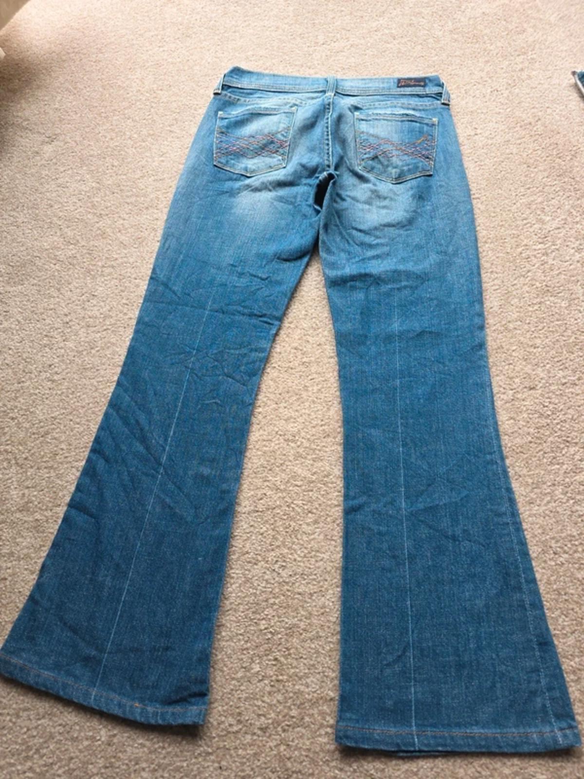 Vintage Y2K Citizens of Humanity Low Rise Flared Jeans UK Size 8 Petite