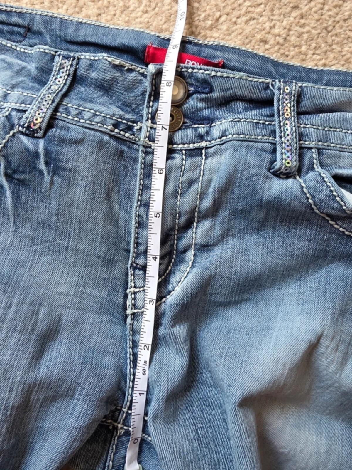 Bongo Low Rise Flared Jeans UK Size 14