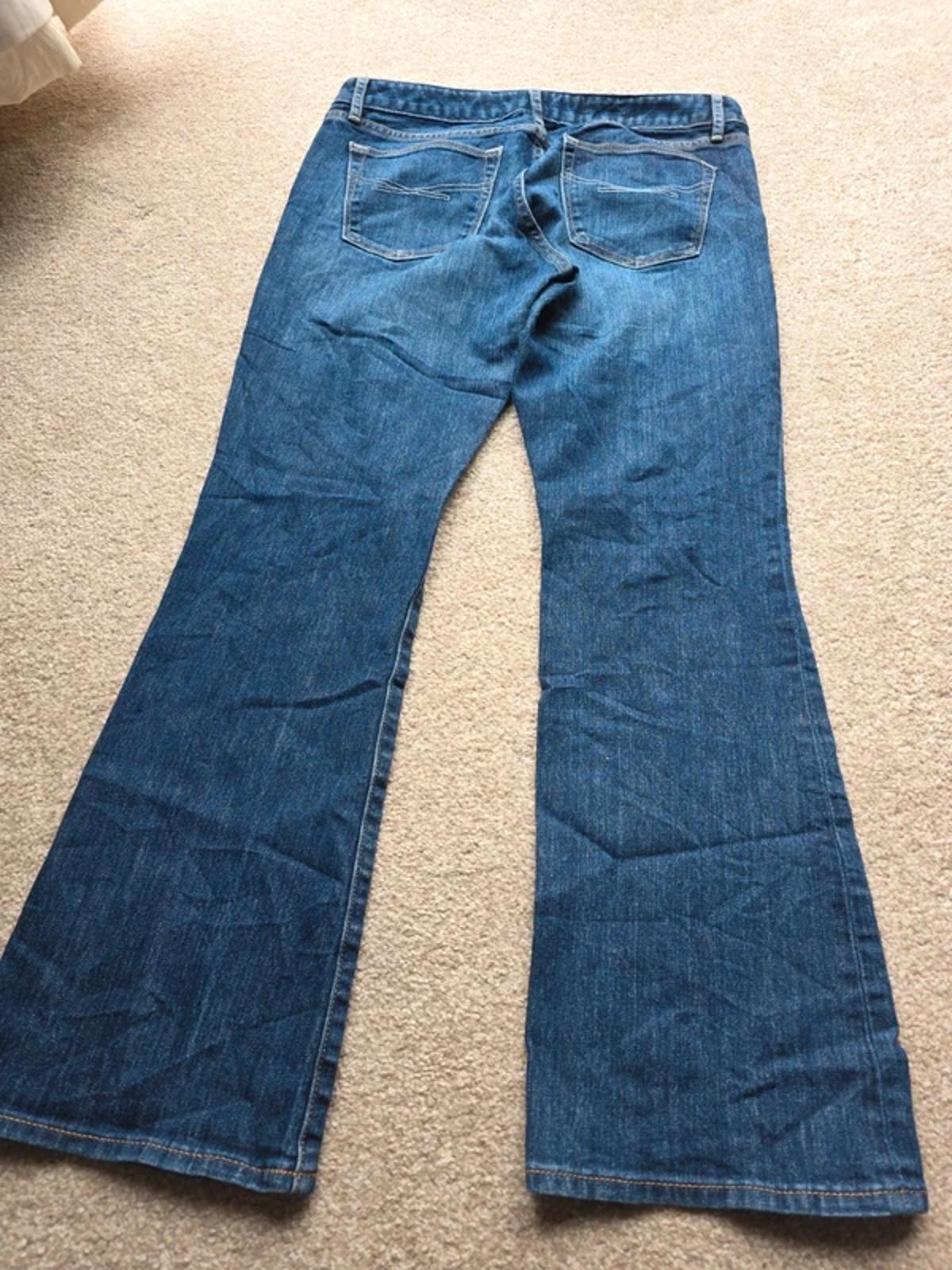 Vintage Y2K GAP Low Rise Bootcut Jeans UK Size 12 Petite