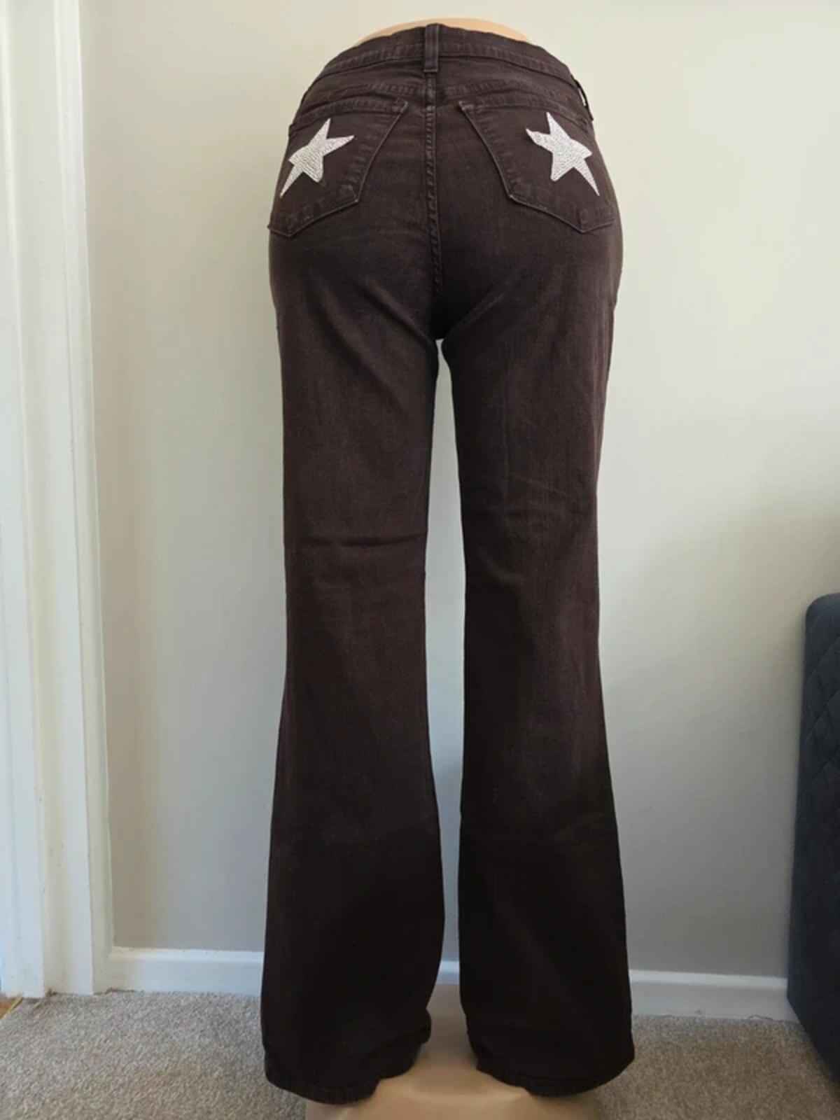 NYDJ Mid Rise Flared Vintage Y2K Jeans UK Size 12