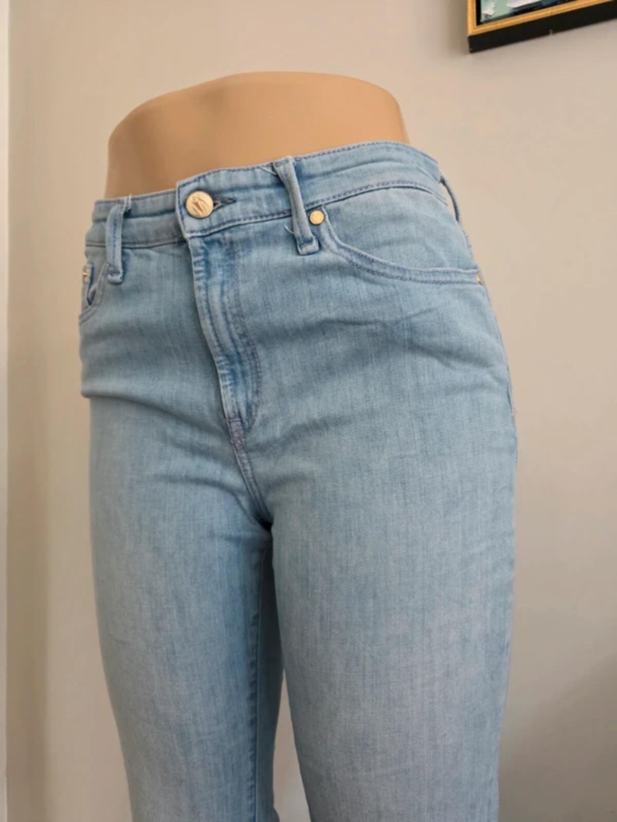 Denham High Rise Flared Jeans UK Size 8