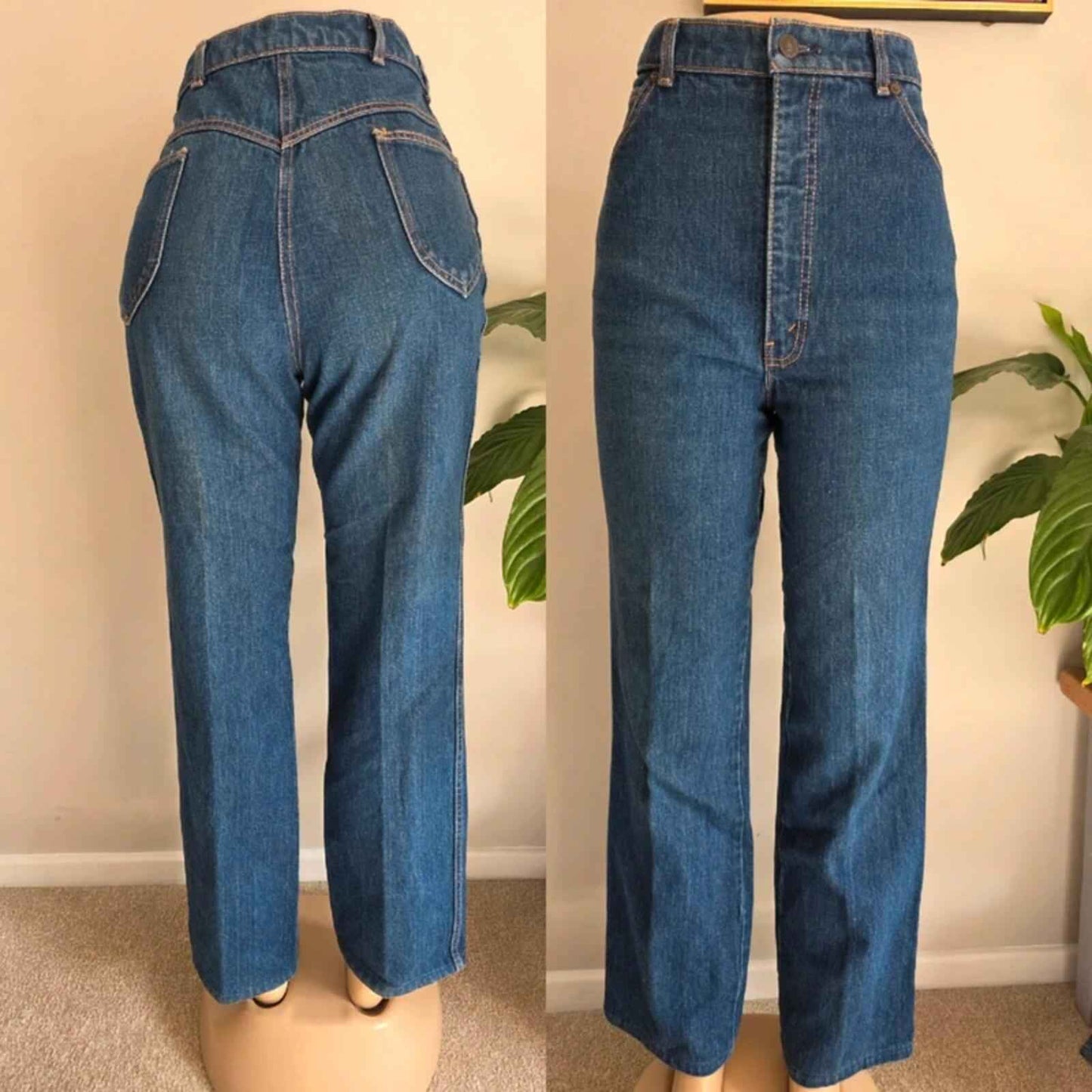 Vintage Y2K Hunt Club High Rise Wide Leg Jeans UK Size 10