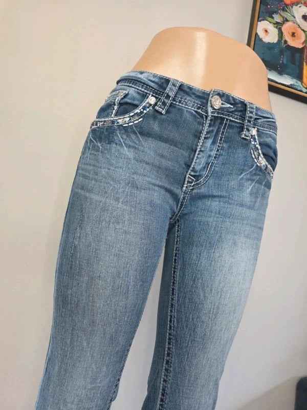 Grace in LA Low Rise Bootcut Vintage Y2K Jeans UK Size 6 Tall
