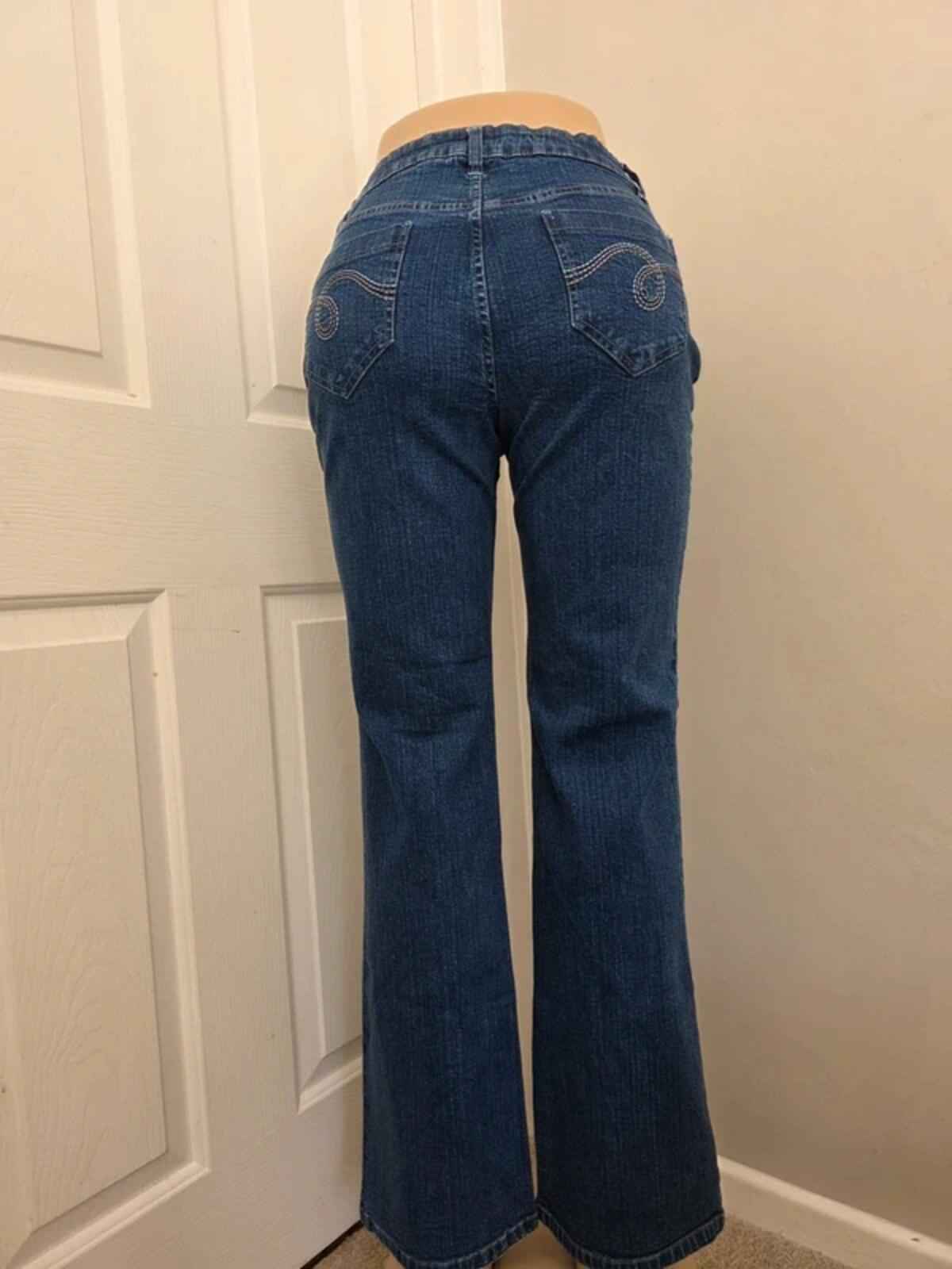 Kim Rogers Vintage Y2K Mid Rise Bootcut Jeans UK Size 8/10