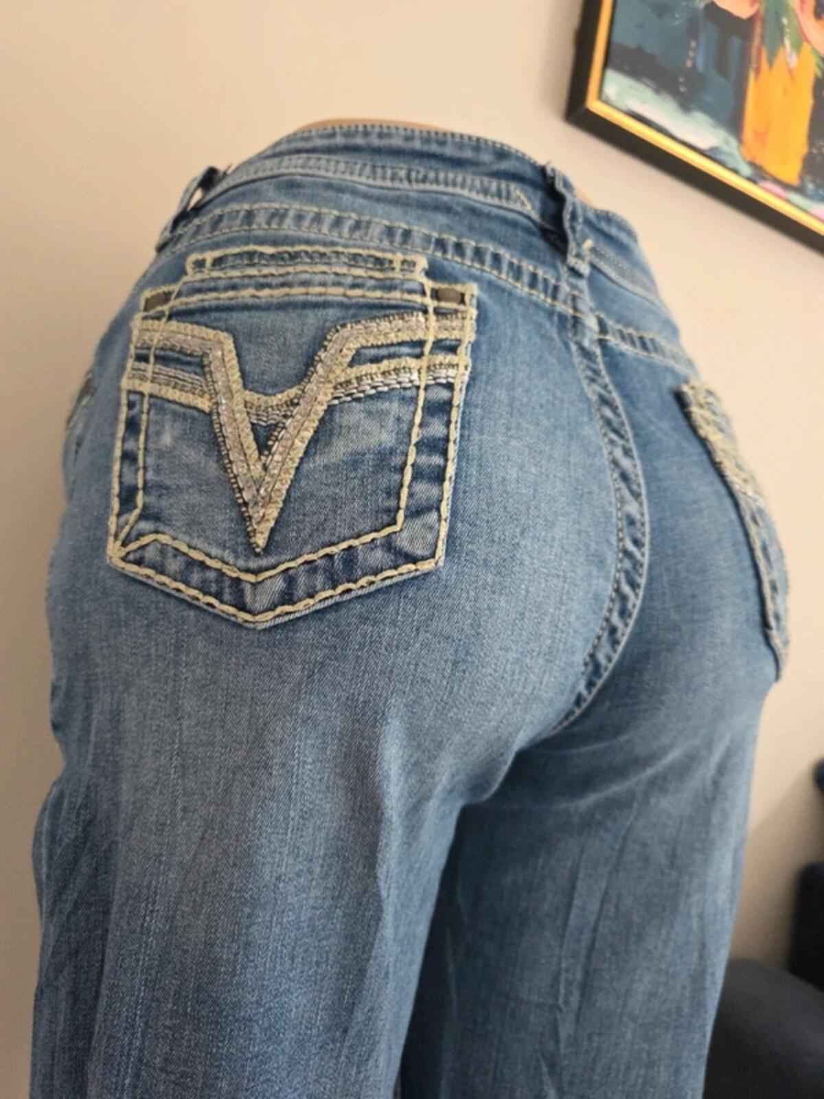 Vigoss High Rise Bootcut Vintage Y2K Jeans UK Size 16 Tall