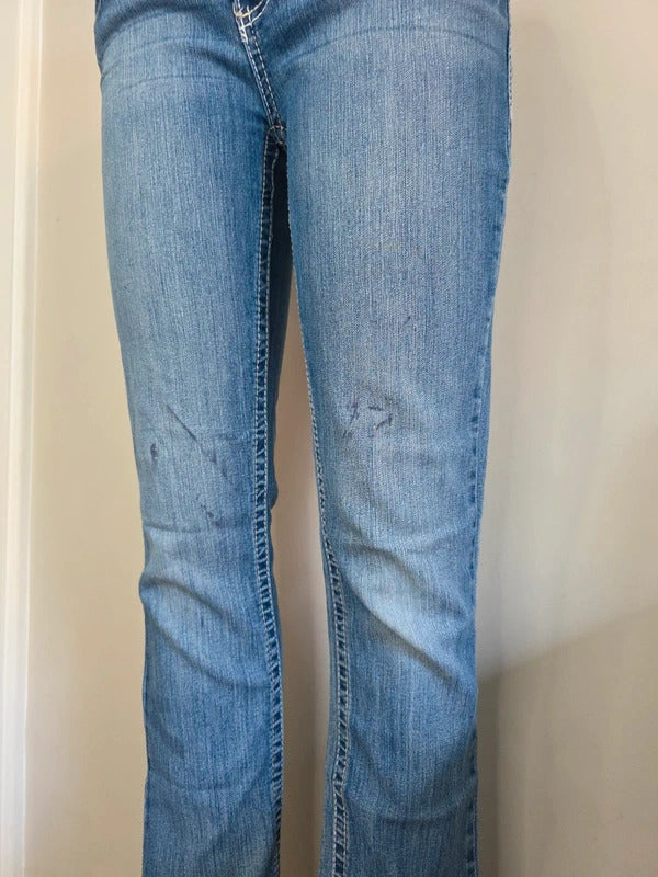 Maurices Low Rise Baby Bootcut Vintage Y2K Jeans UK Size 8