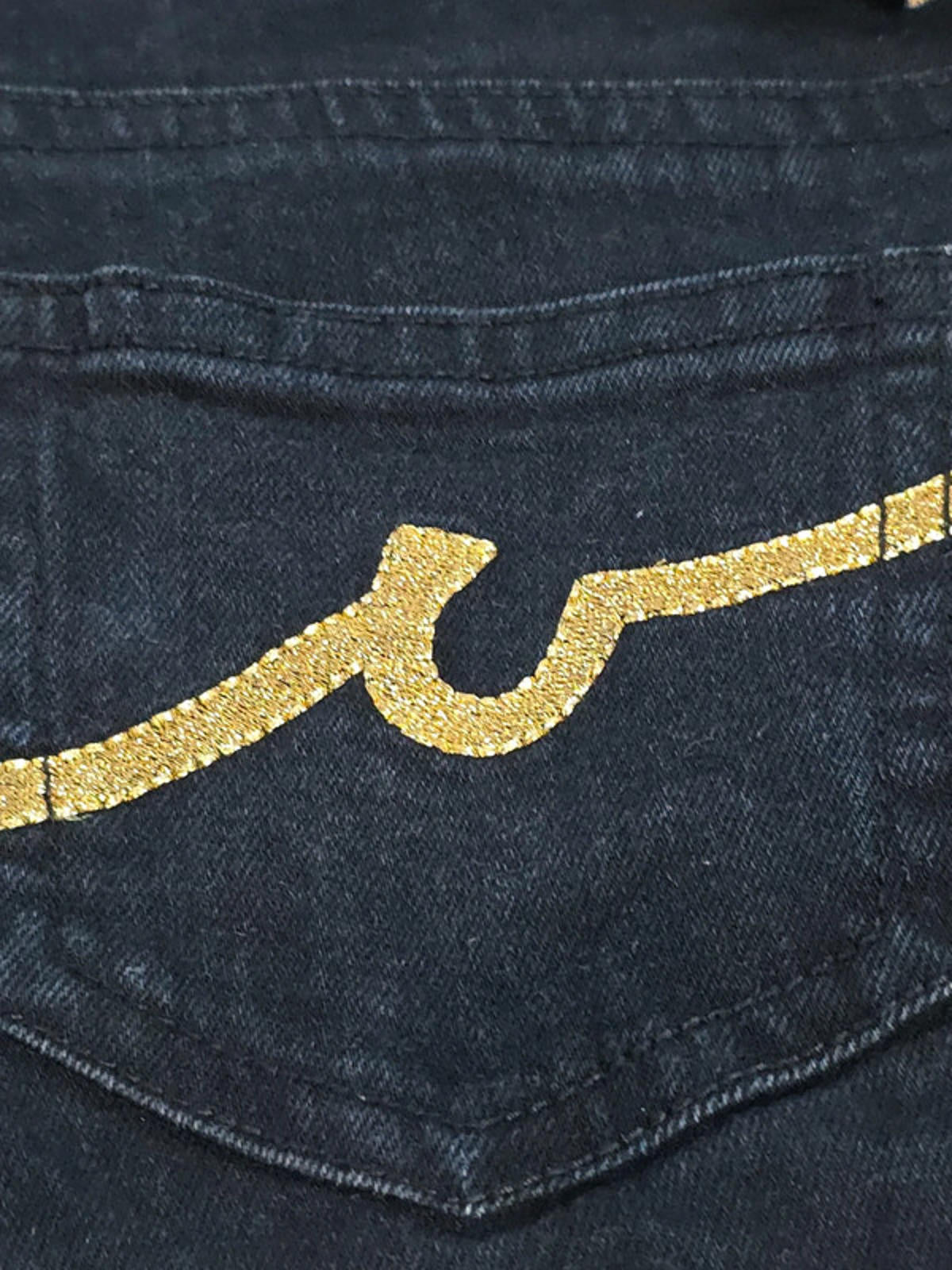 Vintage Y2K Denim Low Rise Straight Jeans UK Size 12 Tall