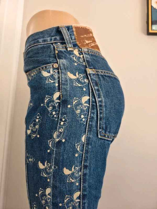 Vintage Y2K Billionaire Boys Club Mid Rise Straight Jeans UK Size 8/10