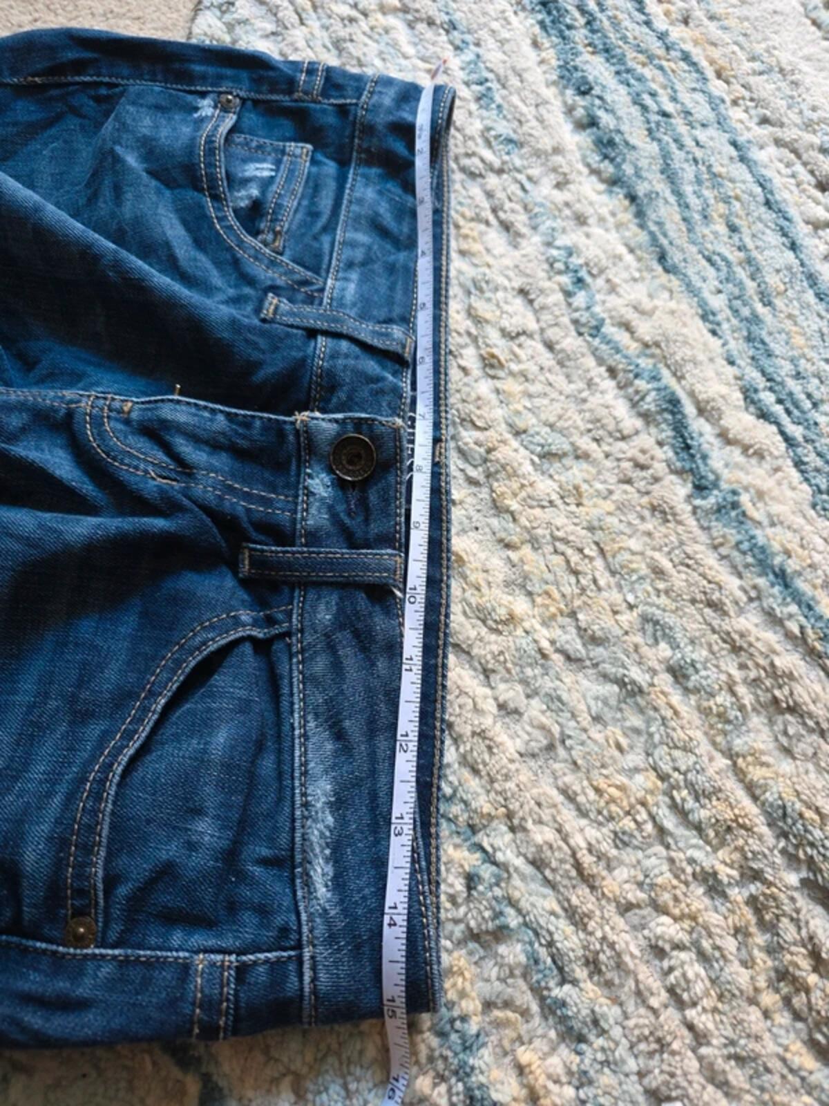 Guess Ultra Low Rise Straight Vintage Y2K Jeans UK Size 6 Tall