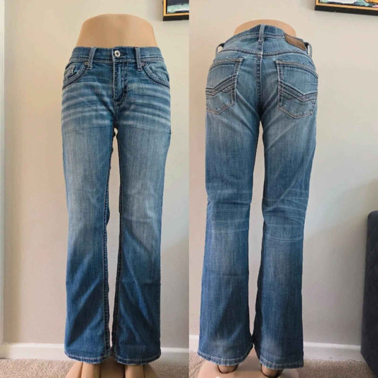 BKE Mid Rise Bootcut Vintage Y2K Jeans UK Size 10 Petite