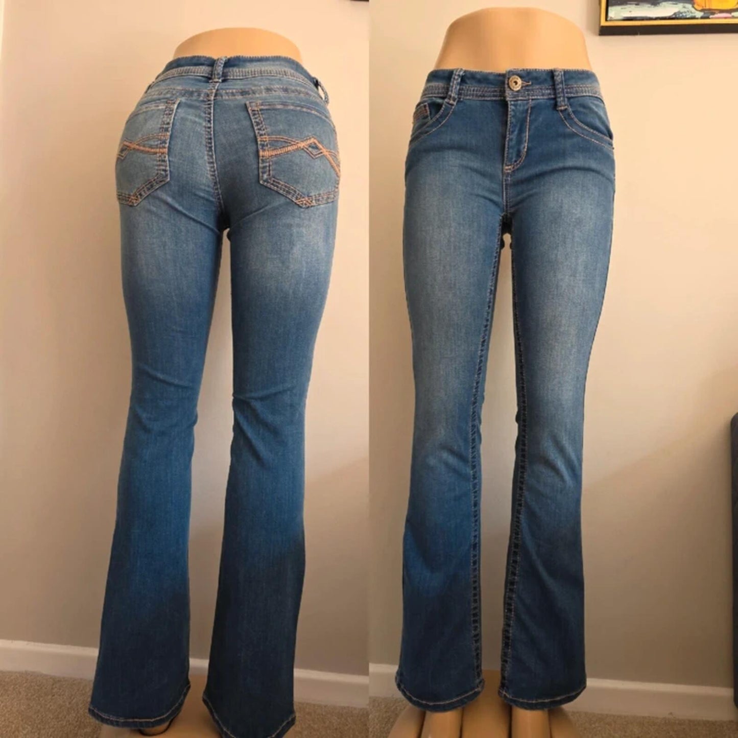 Mudd Low Rise Bootcut Vintage Y2K Jeans UK Size 8/10
