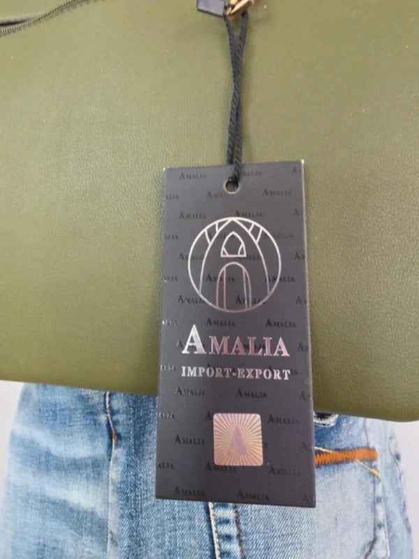 Amalia Heart Quilted Khaki Green Shoulder Bag Crossbody Bag New With Tags