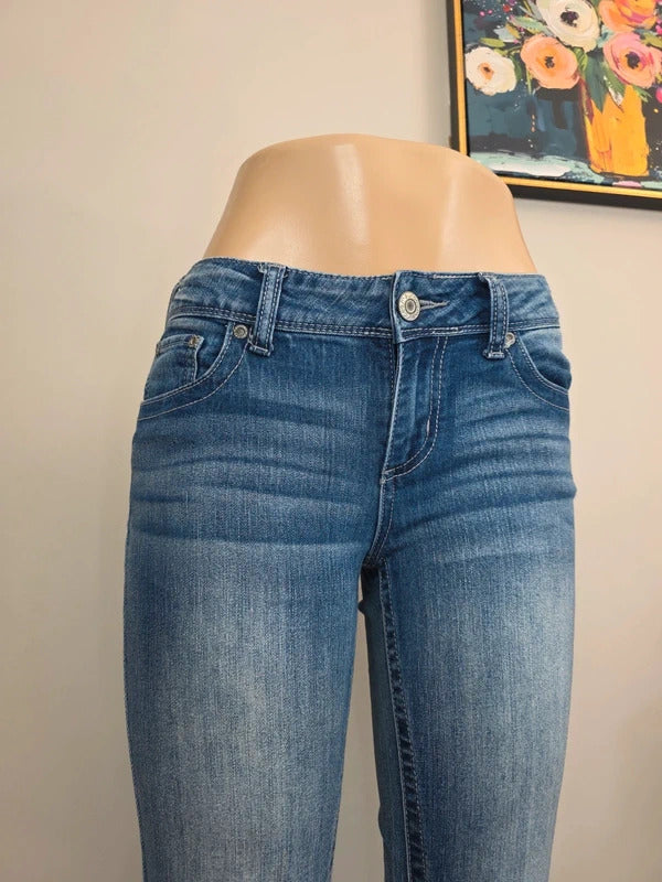 Maurices Low Rise Baby Bootcut Vintage Y2K Jeans UK Size 8