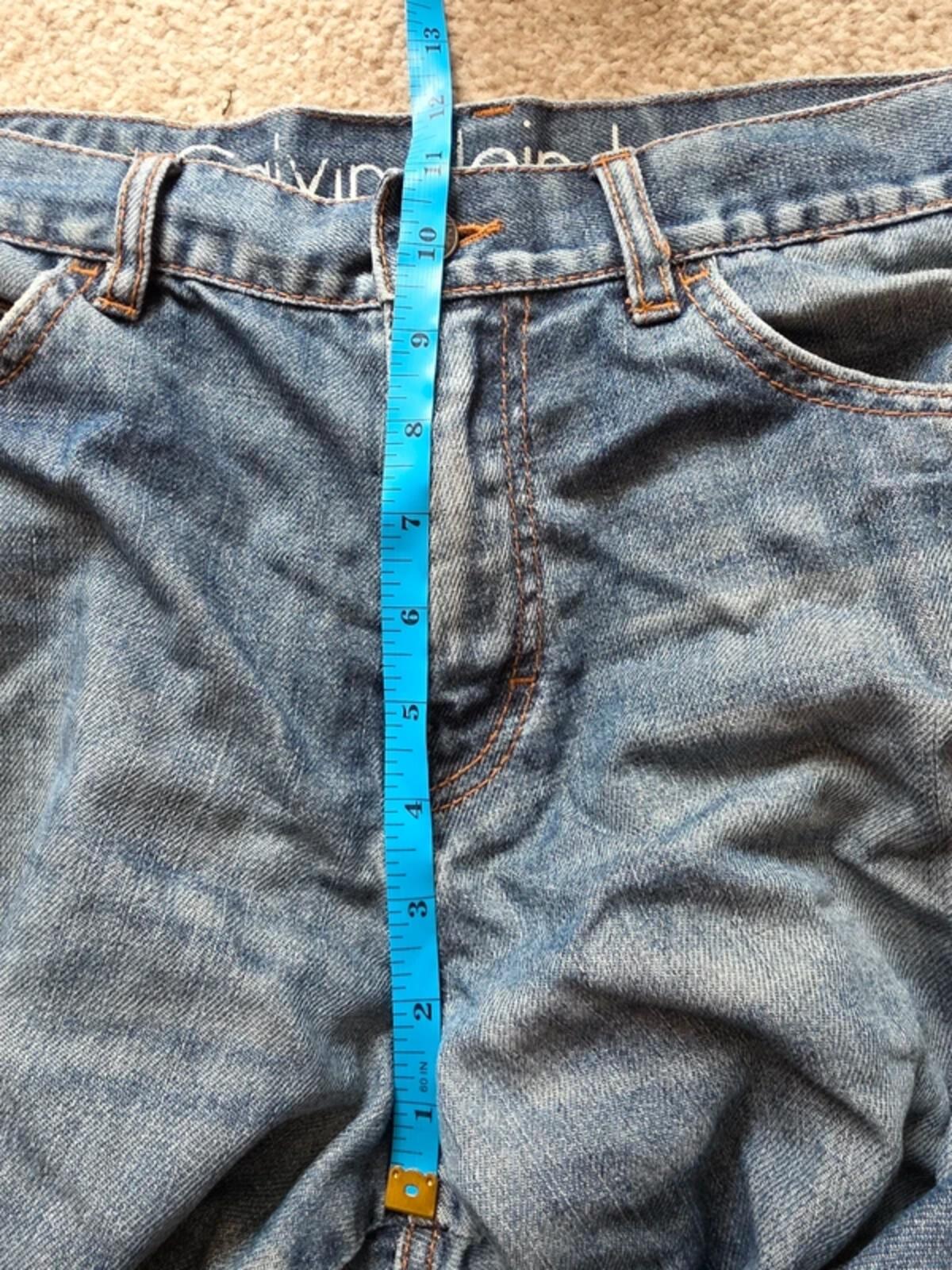 Vintage Y2K Calvin Klein High Rise Baggy Jeans UK Size 12/14