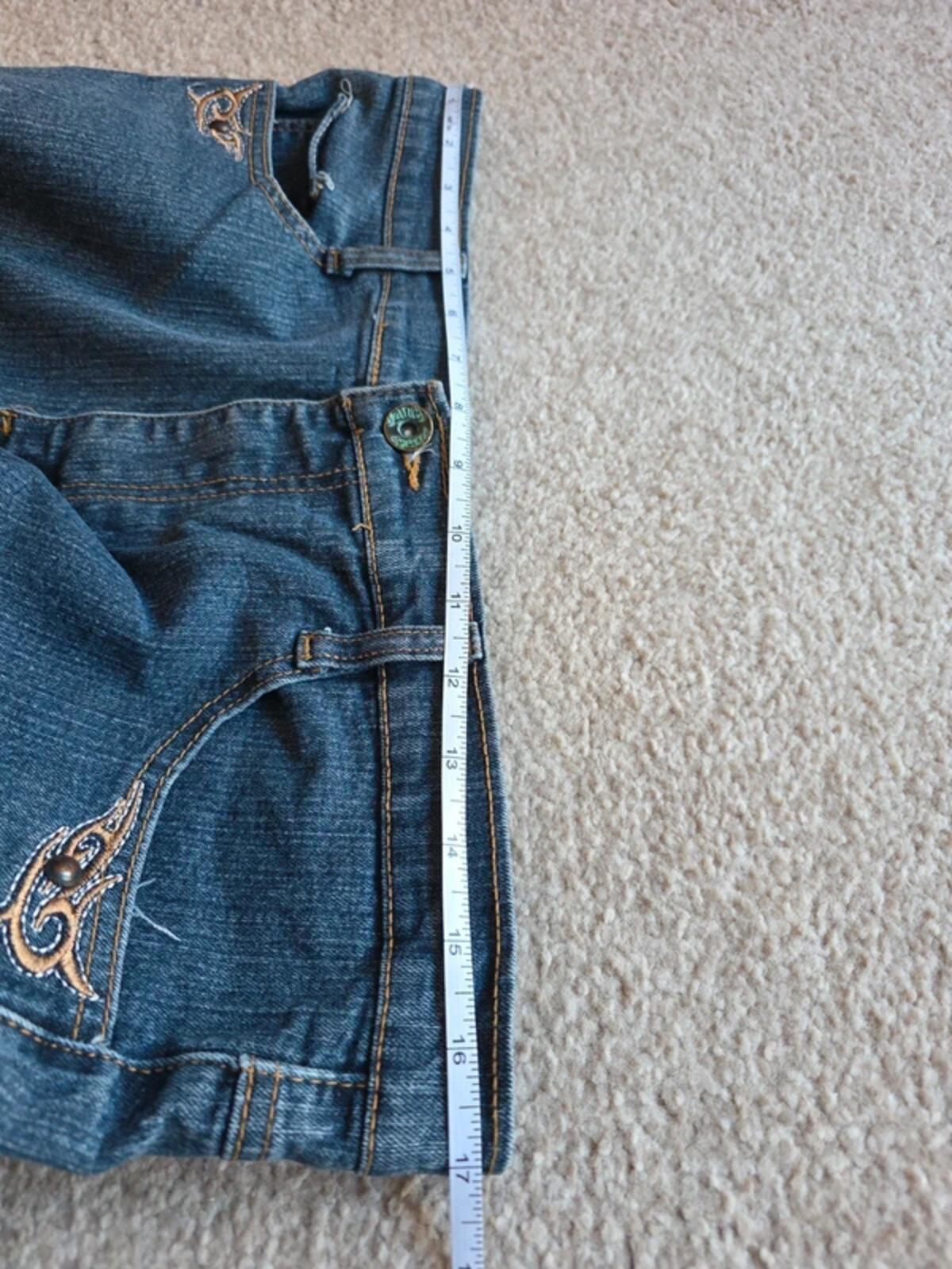 Bawei High Rise Straight Vintage Y2K Jeans UK Size 14 Petite