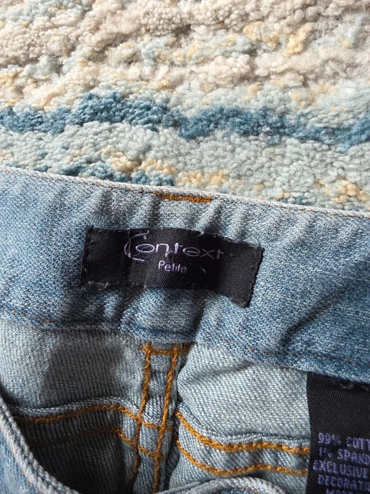 Context Petite Mid Rise Flared Jeans UK Size 16 Petite