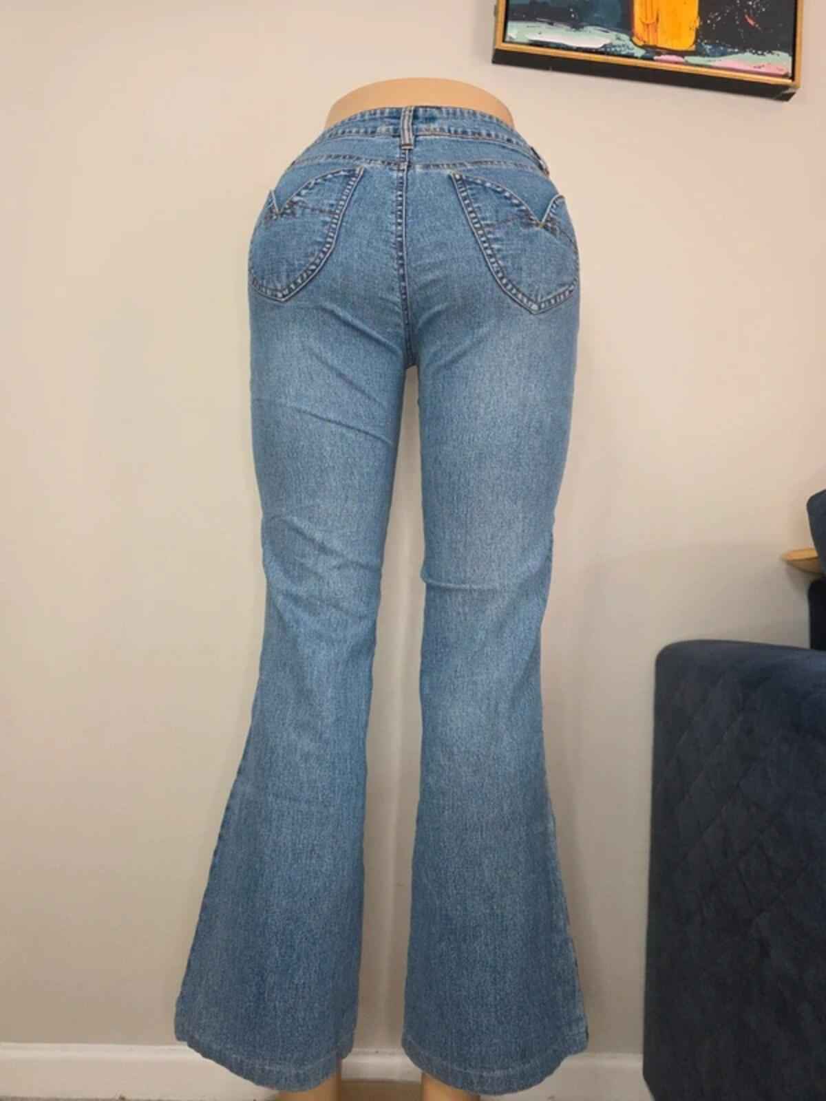Capucino Mid Rise Flared Jeans UK Size 6/8 Petite