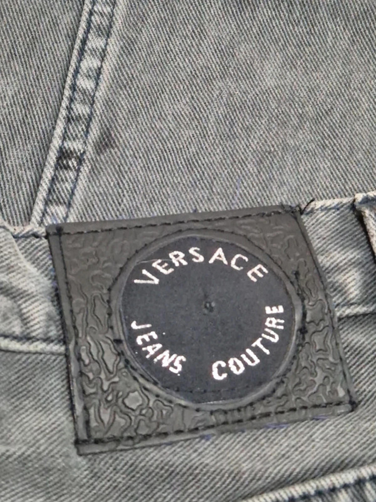 Vintage Y2K Versace Jeans Couture High Rise Straight Jeans UK 8