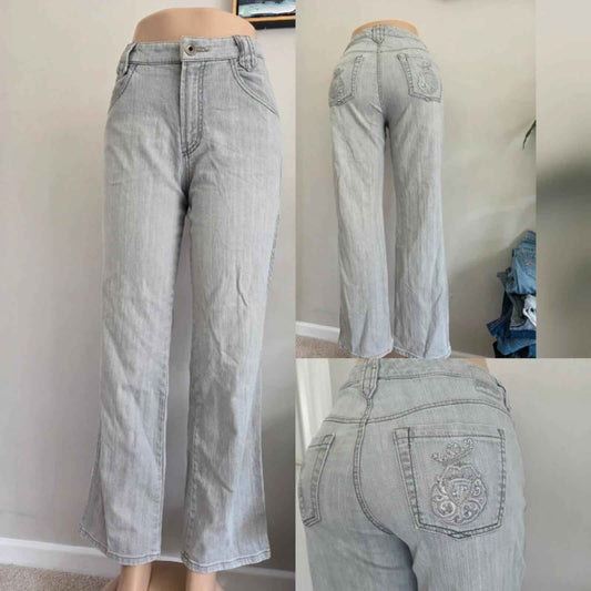 Vintage Y2K Rosner Mid Rise Bootcut Jeans UK Size 12 Petite