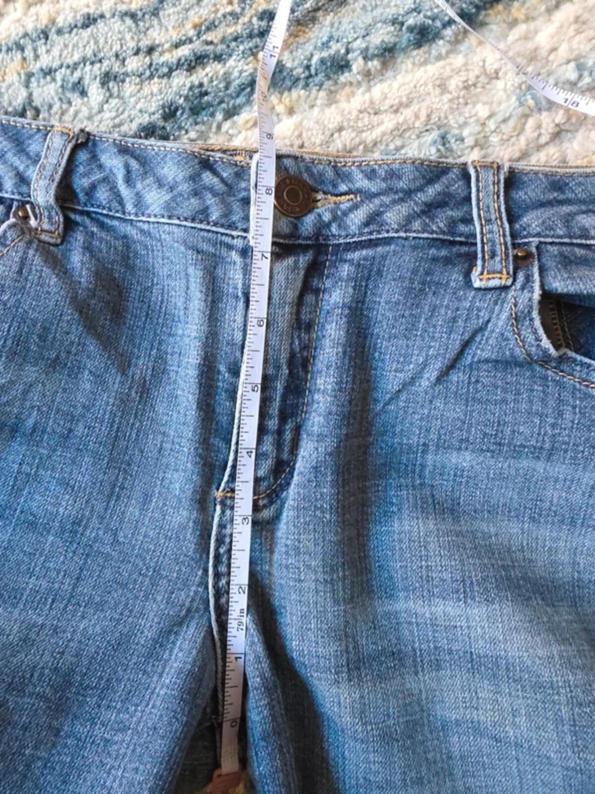 Garage Low Rise Straight Vintage Y2K Jeans UK Size 10 Tall