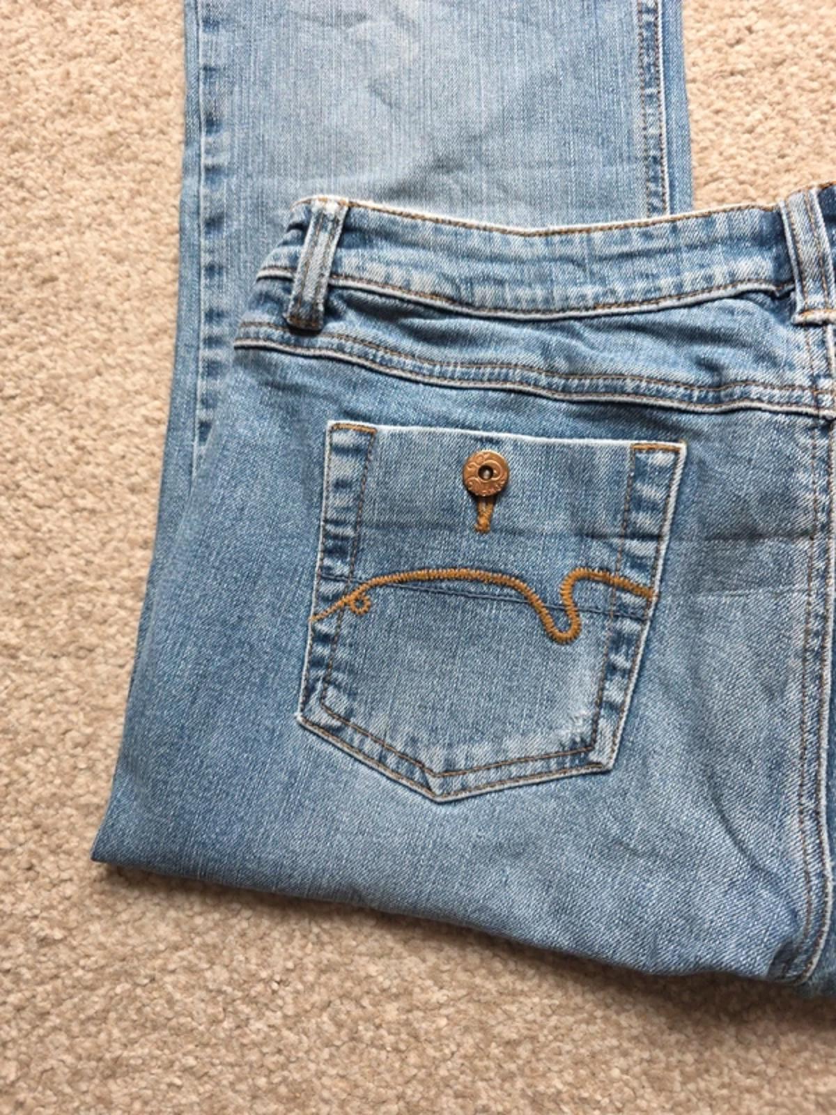 Vintage Y2K Duck Head Low Rise Bootcut Jeans UK Size 12
