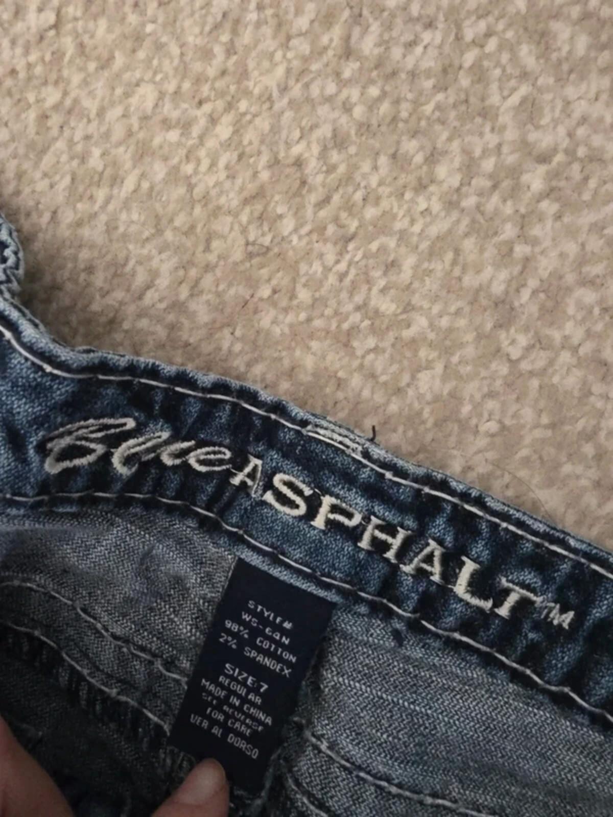 Blue Asphalt Low Rise Bootcut Vintage Y2K Jeans UK Size 8