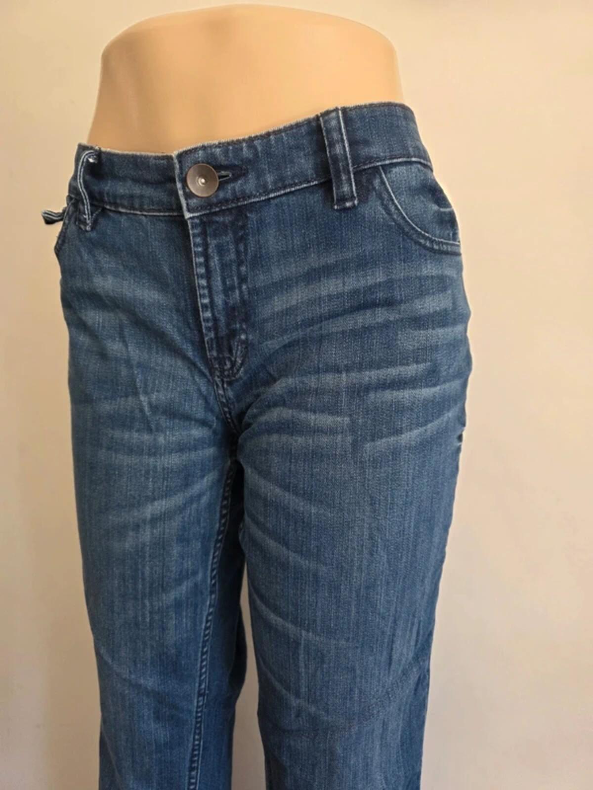 ANA A New Approach Mid Rise Bootcut Jeans UK Size 14