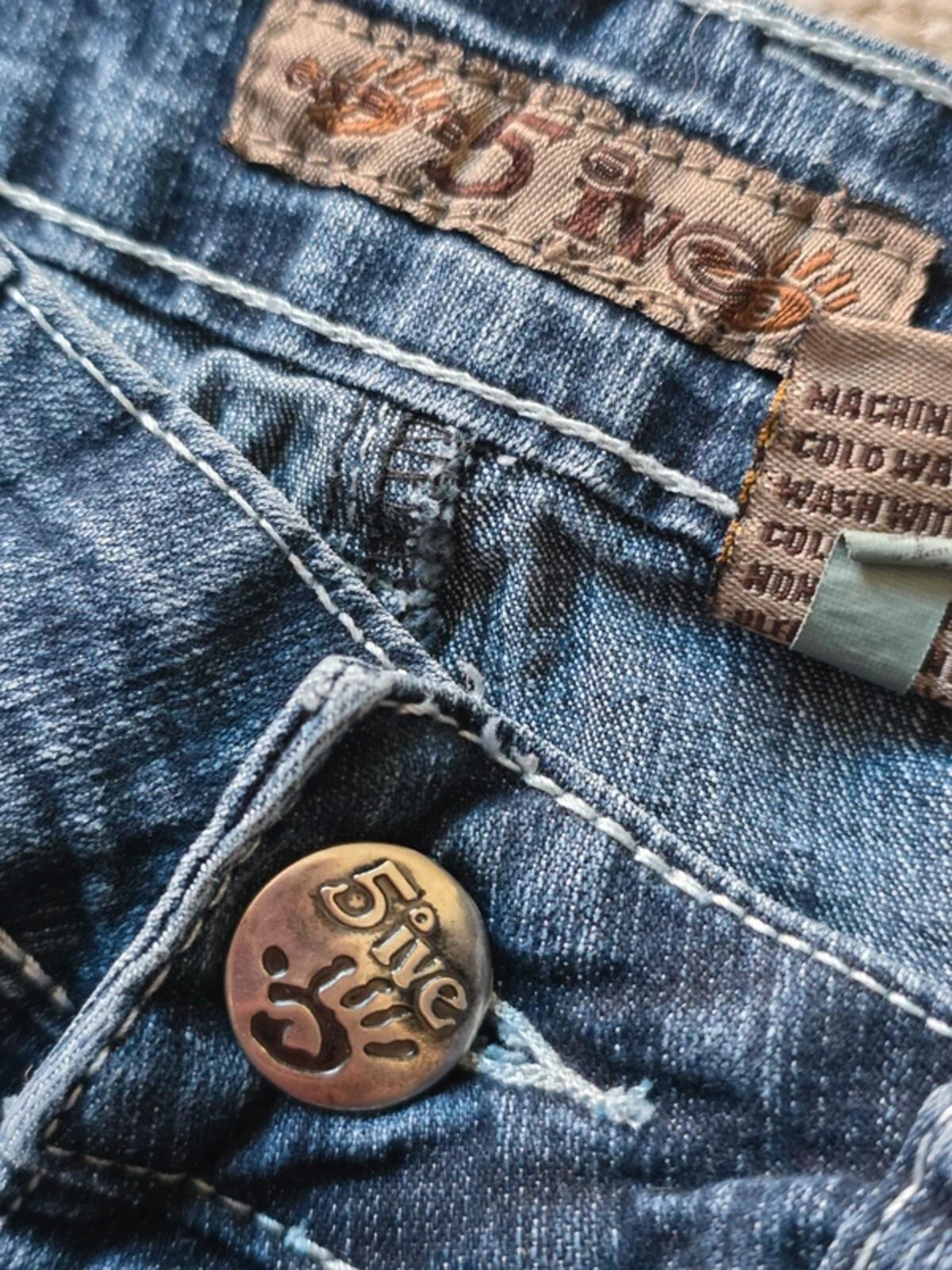 5ive Low Rise Bootcut Jeans UK Size 6