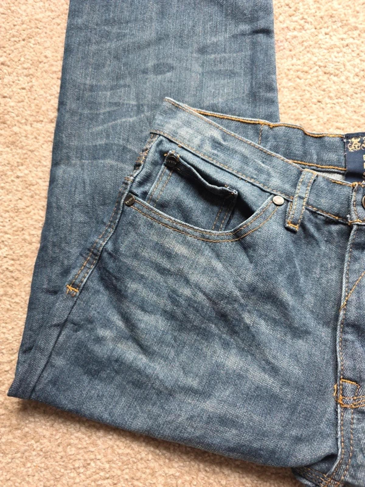 Vintage Y2K Fusai Mid Rise Slim Straight Jeans UK Size 10 Petite