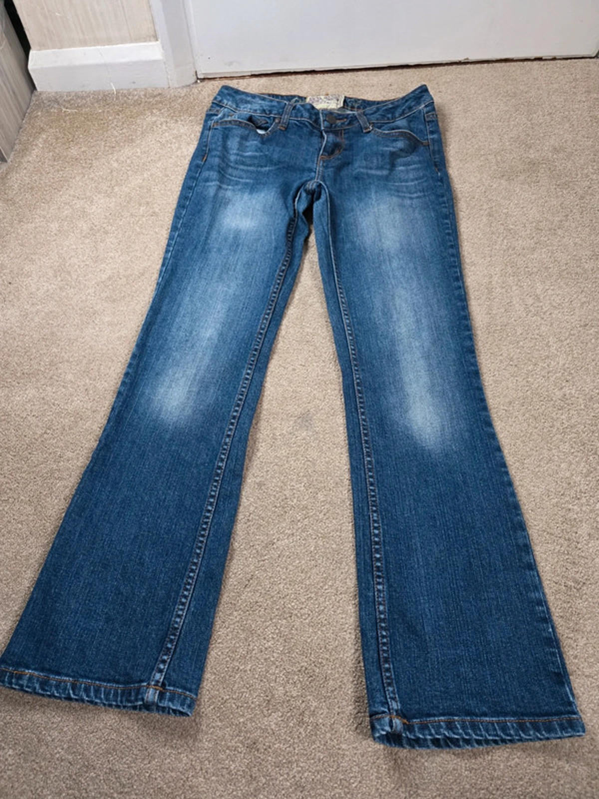 Vintage Y2K American Rag Low Rise Bootcut Jeans UK Size 10 Petite