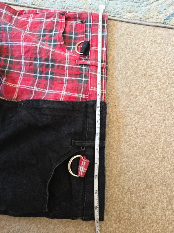 HT Denim Stinger Mid Rise Skinny Cargo Jeans UK Size 10/12