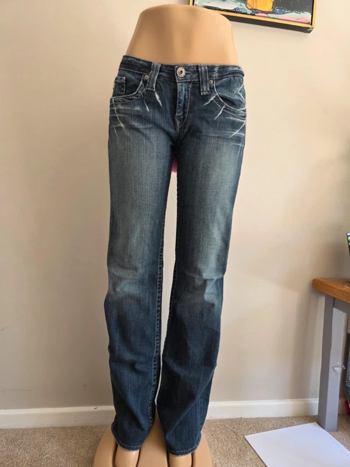 Big Star Low Rise Bootcut Jeans UK Size 8/10 Tall