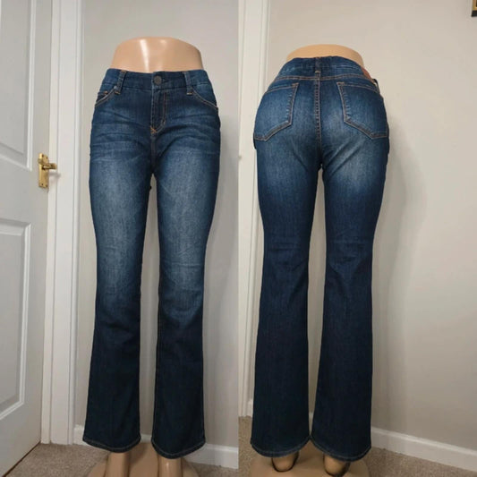 Dear John Mid Rise Bootcut Vintage Y2K Jeans UK Size 8