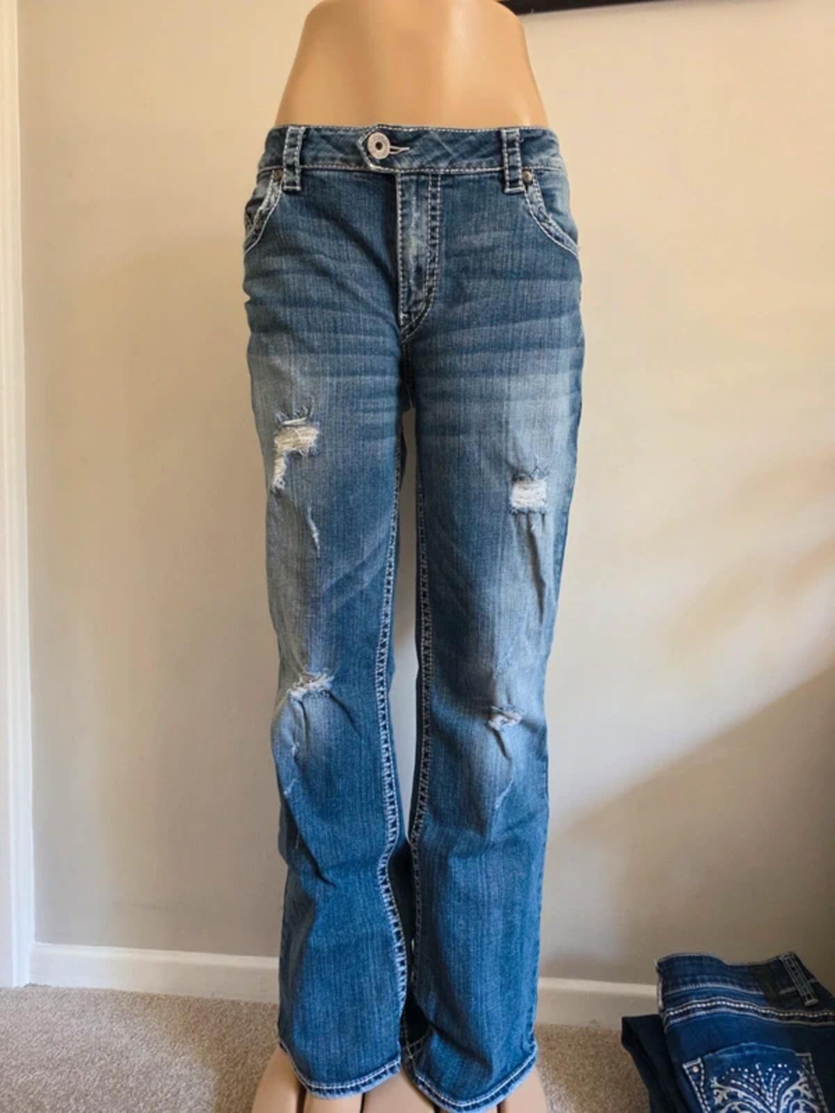 Silver Tuesday Mid Rise Bootcut Jeans UK Size 20