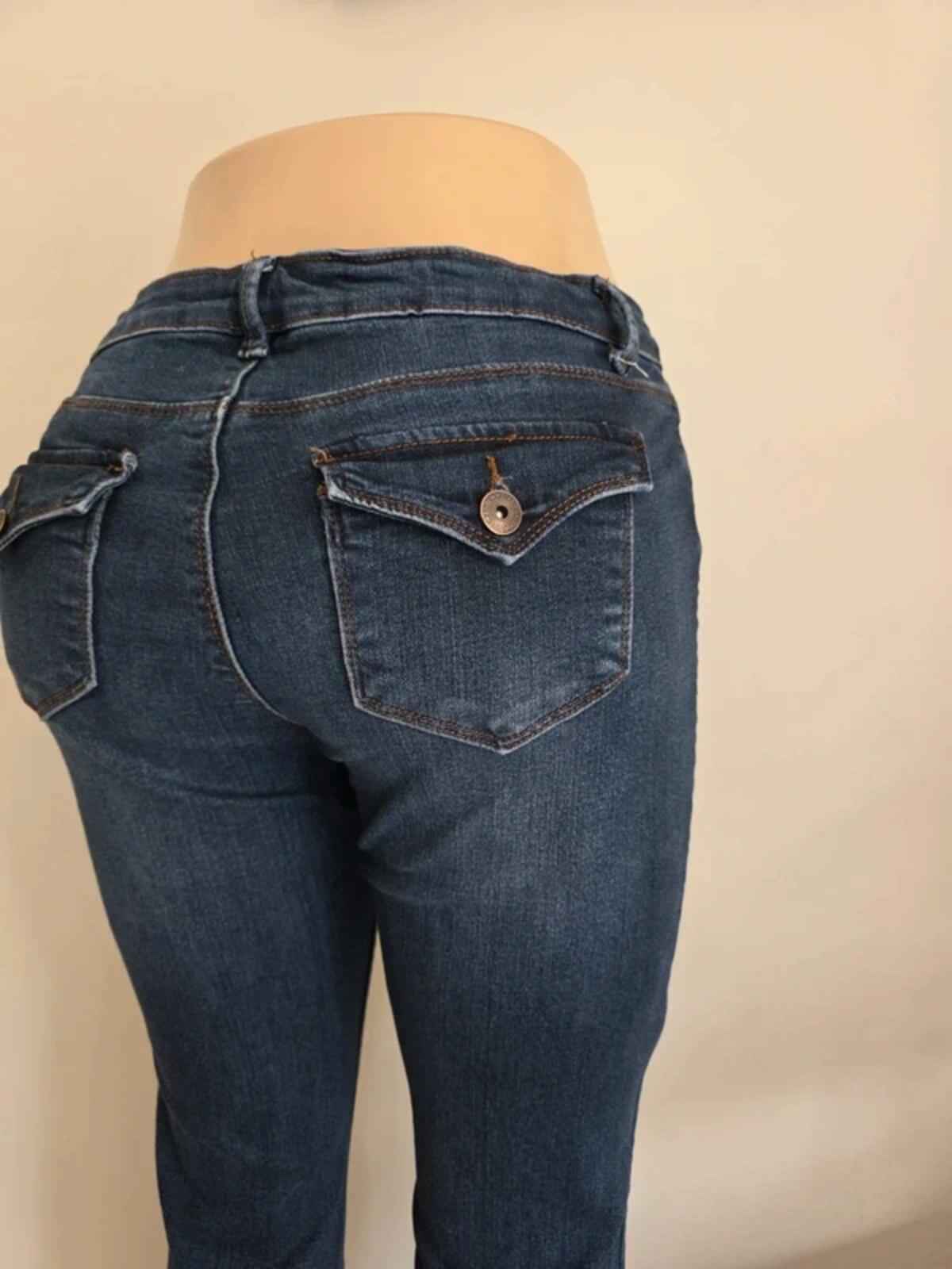 Stitch Star Low Rise Bootcut Jeans UK Size 10